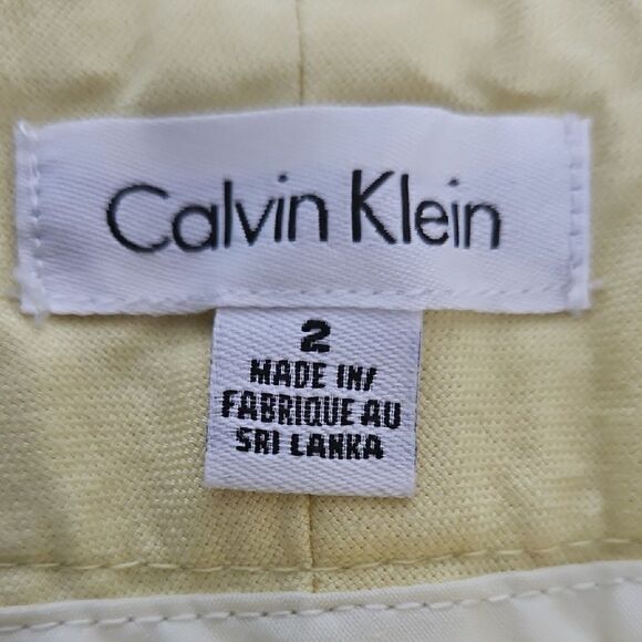 Calvin Klein Women's Yellow Shorts - Picture 2 of 16